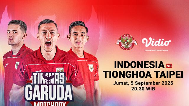 Live streaming Timnas Indonesia vs Chinese Taipei eksklusif di Vidio. (dok. vidio.com)