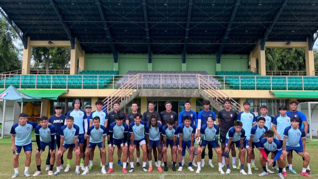 Timnas Chinese Taipei yang siap menghadapi Timnas Indonesia di FIFA Matchday di Stadion GBT Surabaya, 5 September mendatang. (Dok. CTFA).