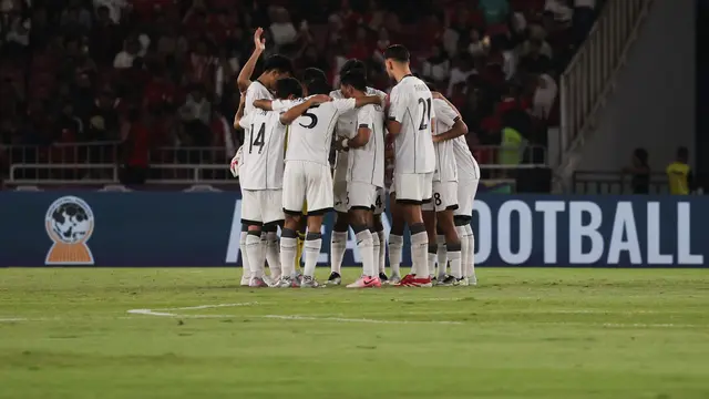 Aksi Timnas Indonesia U-23 pada laga final Piala AFF U-23 2025 (Abdul Aziz)