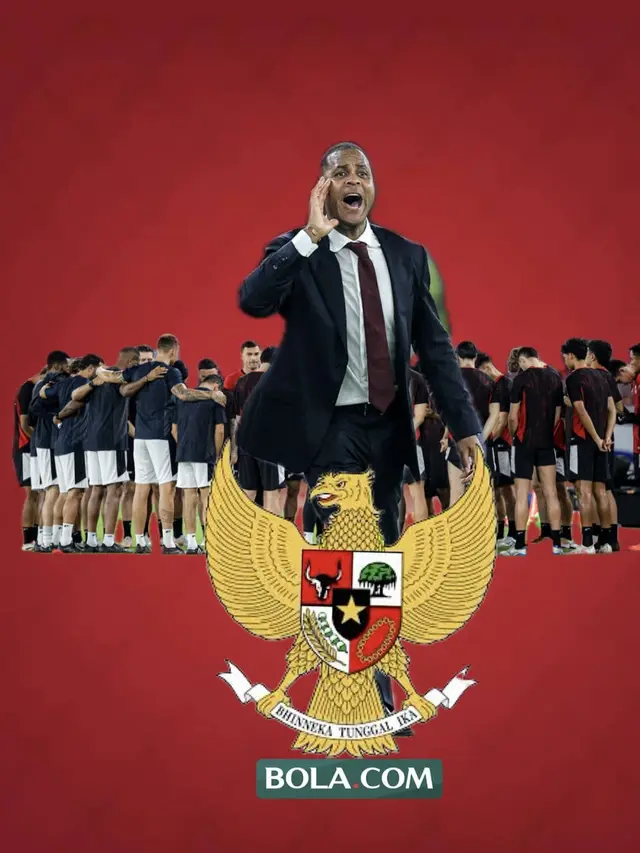 Patrick Kluivert dan Timnas Indonesia. (Bola.com/Bagaskara Lazuardi/Grafis: Ario Yosia)

