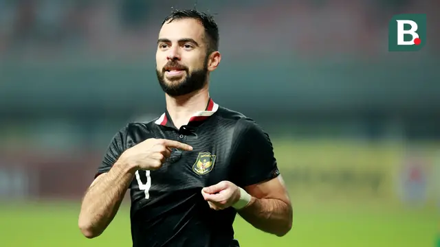 Pemain Timnas Indonesia, Jordi Amat melakukan selebrasi setelah mencetak gol ke gawang Burundi pada pertandingan kedua FIFA Matchday di Stadion Patriot Candrabhaga, Bekasi, Selasa (28/3/2023). Kedua tim bermain imbang 2-2. (Bola.com/M Iqbal Ichsan)