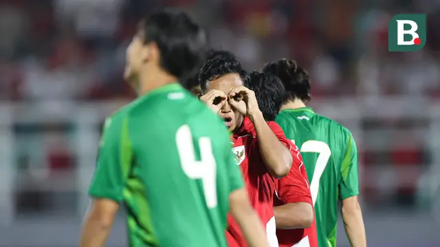Pemain Timnas Indonesia U-23, Rayhan Hannan melakukan selebrasi setelah mencetak gol ke gawang Makau dalam laga Kualifikasi Piala Asia U-23 2026 di Stadion Gelora Delta Sidoarjo, Jawa Timur, Sabtu (06/09/2025). (Bola.com/Abdul Aziz)