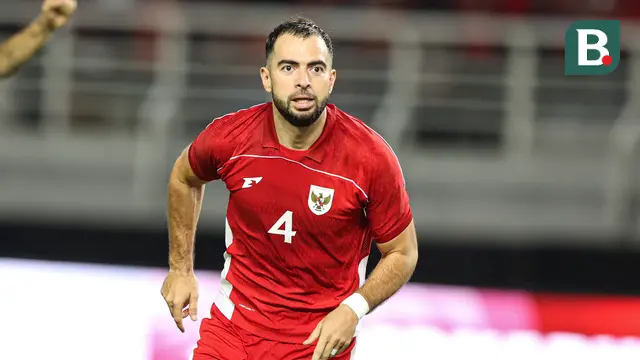Pemain Timnas Indonesia, Jordi Amat melakukan selebrasi setelah mencetak gol ke gawang Chinese Taipei saat laga FIFA Matchday di Stadion Gelora Bung Tomo (GBT), Surabaya, Jumat (05/09/2025). (Bola.com/Abdul Aziz)