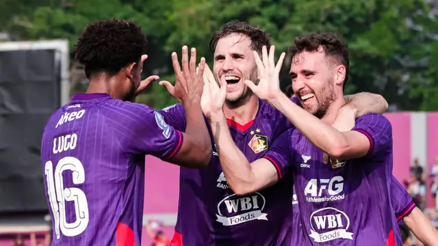 Persik Kediri berhasil meraih kemenangan 2-1 atas Malut United pada laga pekan kelima BRI Super League 2025/2026 di Stadion Brawijaya, Kediri, Jumat (12/9/2025) sore WIB. (dok. Persik Kediri)