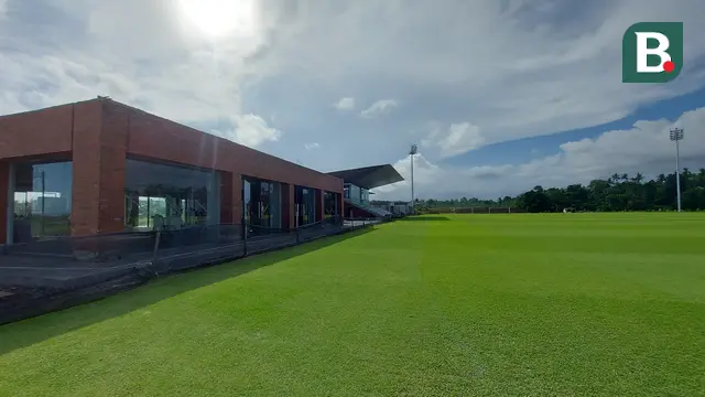 Suasana Training Center Bali United di Pantai Purnama Gianyar. (Alit Binawan/Bola.com)