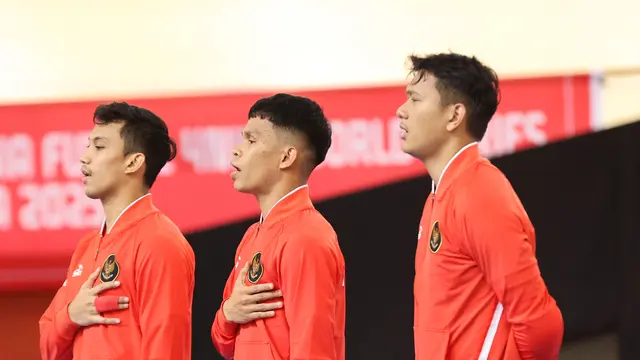 Timnas Futsal Indonesia Vs Jepang dalam ajang 4 Nations World Series, Kamis (30/1/2025) malam di Jakarta International Velodrome. (Bola.com/Abdul Aziz).