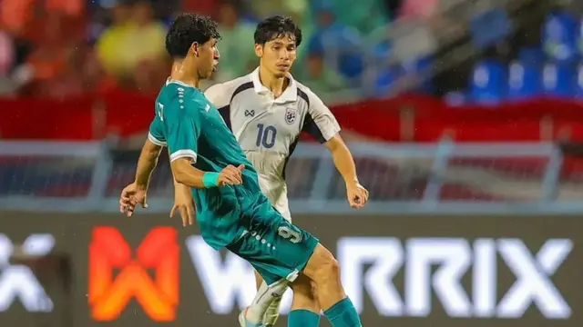 Laga Thailand vs Irak di final King's Cup 2025, Minggu (7/9/2025). (Iraq National Team Official)
