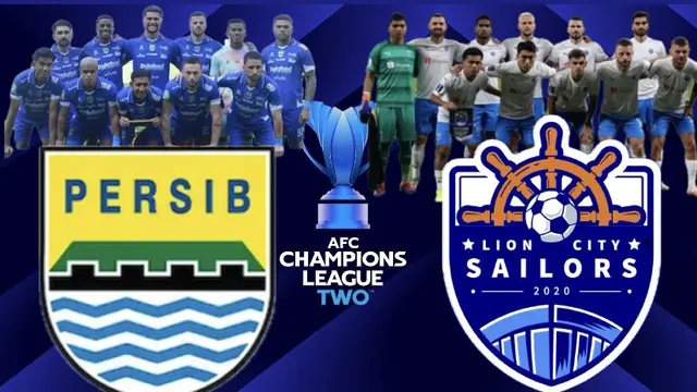 Persib Bandung vs Lion City Sailors di AFC Champions League Two. (Bola.com/Benediktus Gerendo Pradigdo)