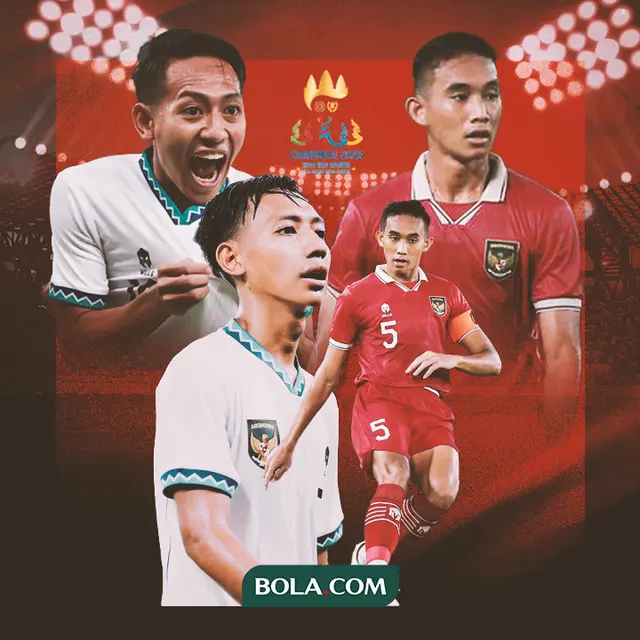 Timnas Indonesia - Rizky Ridho dan Beckham Putra (Bola.com/Decika Fatmawaty)