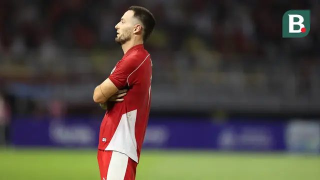 Marc Klok dalam duel Timnas Indonesia kontra Chinese Taipei pada FIFA Matchday di Stadion Gelora Bung Tomo, Surabaya, Jumat (5/9/2025). (Bola.com/Abdul Aziz)