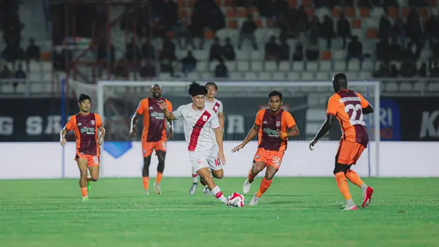 Borneo FC berhasil membungkam Persis Solo dengan skor 1-0 pada laga pekan keenam BRI Super League di Stadion Segiri, Samarinda, Senin (22/9/2025) malam WIB. (dok. Persis Solo)