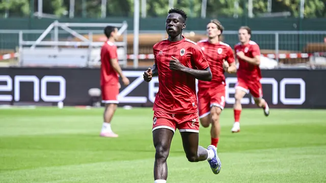 Marwan Al-Sahafi bermain untuk klub Belgia Royal Antwerp. (AFP/Tom Goyvaerts)