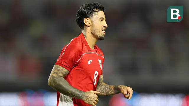 Pemain Timnas Indonesia, Stefano Lilipaly, saat melawan Chinese Taipei. Skuad Garuda menang 6-0 pada FIFA Matchday di Stadion Gelora Bung Tomo, Surabaya, Jumat (6/9/2025). (Bola.com/Abdul Aziz)