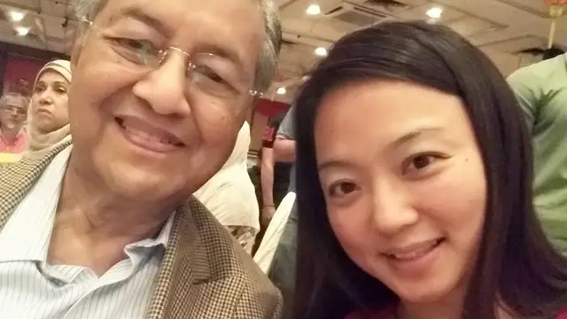 Hannah Yeoh and Mahathir (facebook.com/Hanna Yeoh)