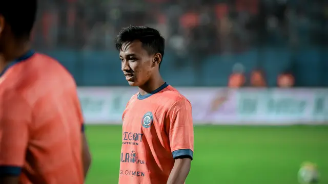 Pemain Arema yang berstatus penggawa Timnas Indonesia U-19, Arkhan Fikri. (Istimewa)