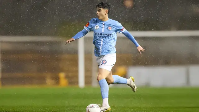 Aksi Mathew Baker bersama Melbourne City. (Dok. Melbourne City)