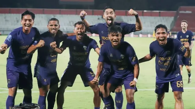 Persita Tangerang merayakan kemenangan di BRI Super League 2025/26. (Dok.ileague.id)