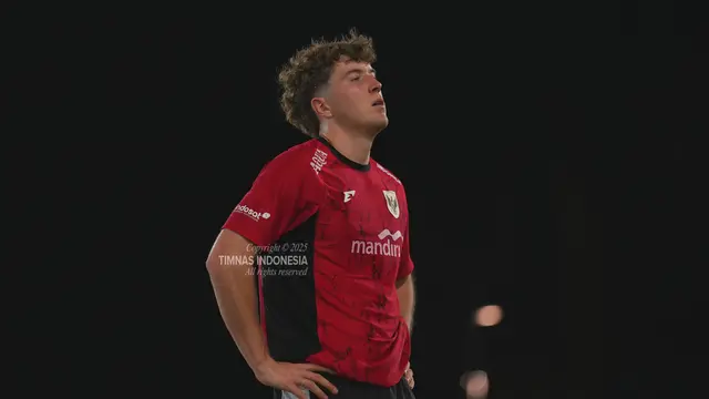 Ole Romeny sudah berlatih dengan Timnas Indonesia di Jeddah, Jumat (3/10/2025) malam. (Dok. Timnas Indonesia)