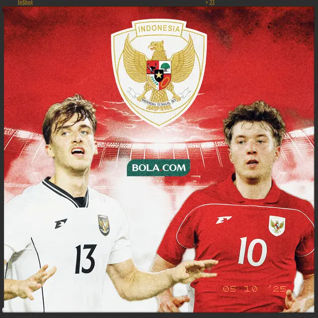 Ole Romeny dan Mauro Zijlstra, Timnas Indonesia. (Bola.com/Wiwig Prayugi)