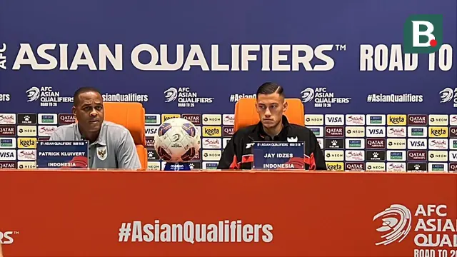 Konferensi pers jelang laga Timnas Indonesia versus Arab Saudi hari Selasa (07/10/2025) di Stadion King Abdullah Sport Center Jeddah, Arab Saudi. (Hery Kurniawan/Bola.com)