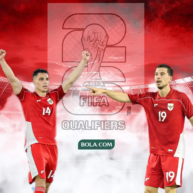 Jenderal lapangan tengah Timnas Indonesia, Thom Haye dan Joey Pelupessy. (Bola.com/Wiwig Prayugi)