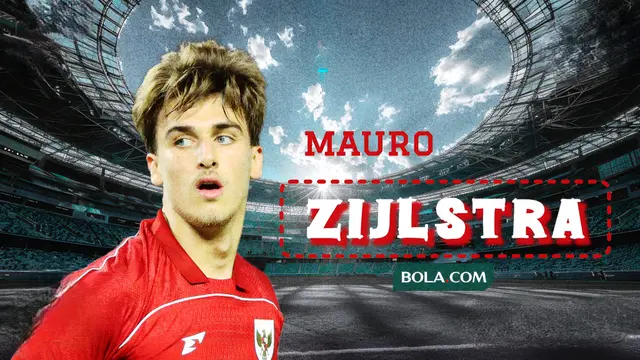 Striker Timnas Indonesia, Mauro Zijlstra. (Bola.com/Wiwig Prayugi)