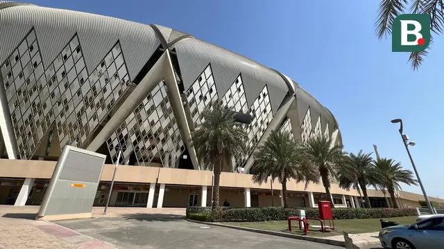 Suasana King Abdullah Sport City Stadium, Jeddah, Selasa (7/10/2025). (Bola.com/Hery Kurniawan)
