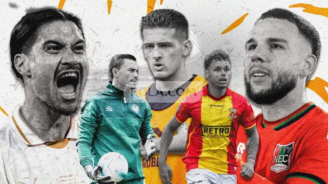 Kevin Diks, Emil Audero, Justin Hubner, Dean James, Calvin Verdonk. (Bola.com/Gregah Nurikhsani)