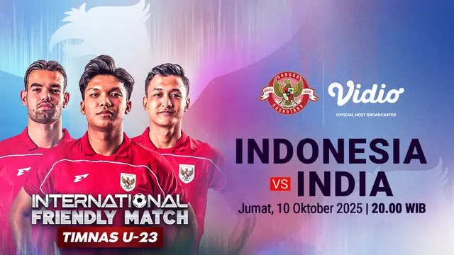 Saksikan perjuangan para Garuda Muda dengan live streaming Timnas Indonesia di Vidio.