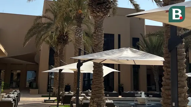 Salah satu sisi Park Hyatt Jeddah Hotel, tempat Timnas Indneesia menginap selama putaran keempat Kualifikasi Piala Dunia 2026. (Bola.com/Hery Kurniawan)