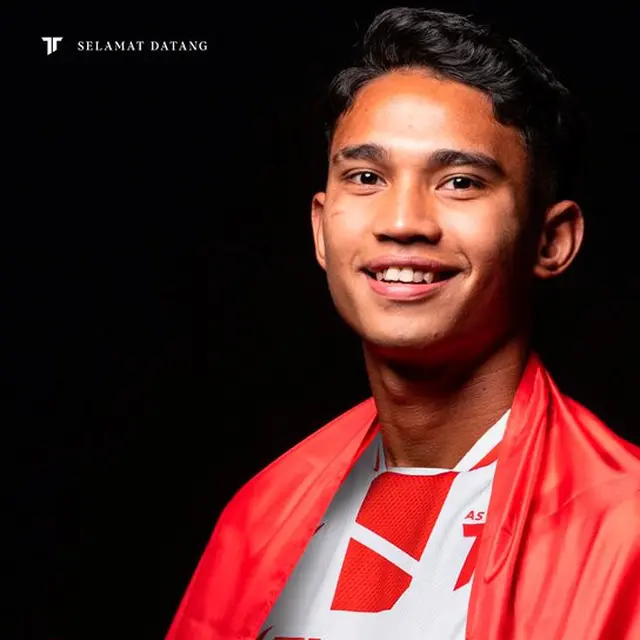Marselino Ferdinan bersama jersey AS Trencin. (X/AS Trencin)