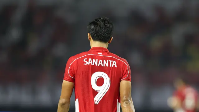 Ramadhan Sananta mencetak gol Timnas Indonesia ke gawang Chinese Taipei di Stadion Gelora Bung Tomo, Surabaya, Jumat (5/9/2025). (Bola.com/Abdul Aziz)