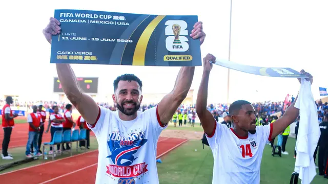 Timnas Cape Verde memastikan kelolosan ke Piala Dunia 2026. (FIFA)