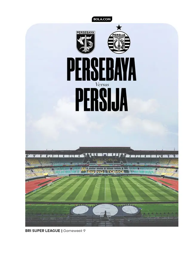 Cover Prediksi Persebaya Surabaya Vs Persija Jakarta - Ilustrasi - BRI Super League. (Bola.com/Gregah Nurikhsani)