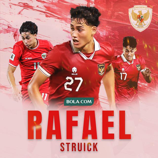 Timnas Indonesia - Rafael Struick (Bola.com/Geaby Fadhilatu Sholikha, Adreanus Titus)