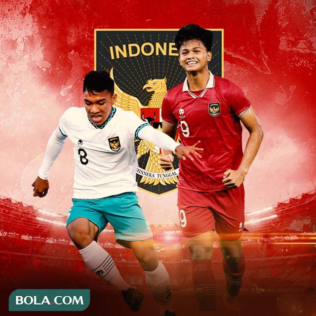 Timnas Indonesia - Arkhan Fikri dan Hokky Caraka