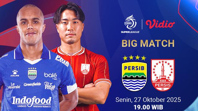 Saksikan Persib vs Pesis eksklusif di Vidio. (dok. vidio.com)