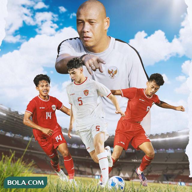 Timnas Indonesia U-16 - Nova Arianto, Fabio Azka, Mathew Baker, Muhammad Mierza