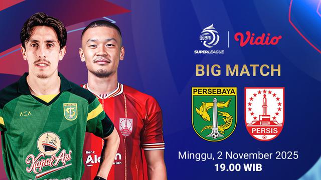 Saksikan Persebaya vs Persis Solo eksklusif di Vidio. (dok. vidio.com)