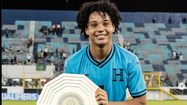 Luis Suazo, striker kelahiran Italia andalan Honduras di Piala Dunia u-17 2025. (Dok. IG @_luis.suazo_)