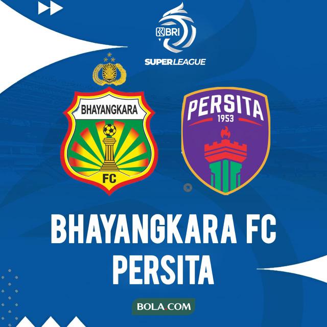 Pertandingan BRI Super League antara Bhayangkara FC Vs Persita. (Wiwig Prayugi/Bola.com)