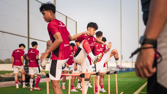 Skuad Timnas Indonesia U-17 menjalani pemusatan latihan di Uni Emirat Arab sebelum berlaga di Piala Dunia U-17 2025. (Dok. PSSI)