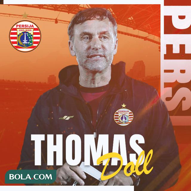 Persija Jakarta - Ilustrasi Thomas Doll