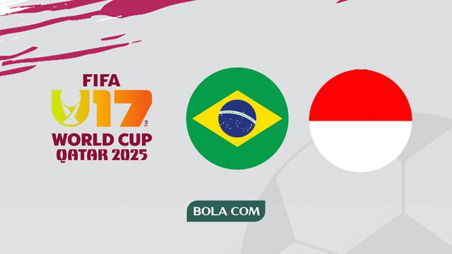 Piala Dunia U-17 2025 Brasil Vs Indonesia. (Bola.com/Wiwig Prayugi)