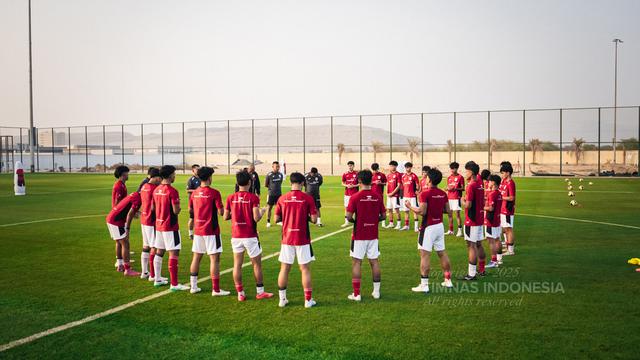 Timnas Indonesia U-17 menjalani pemusatan latihan di Uni Emirat Arab sebelum berlaga di Piala Dunia U-17 2025. (Dok. PSSI).