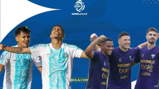 Duel PSBS Biak vs Persita Tangerang di BRI Super League 2025/2026. (Bola.com/Benediktus Gerendo Pradigdo)