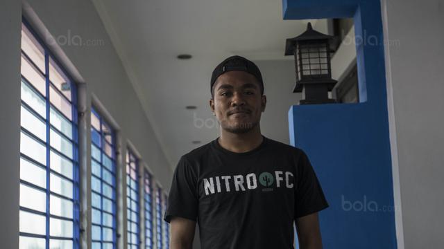 Billy Keraf, saat berada di Mess Persib, Jawa Barat, Kamis (20/7/2017) (Bola.com)