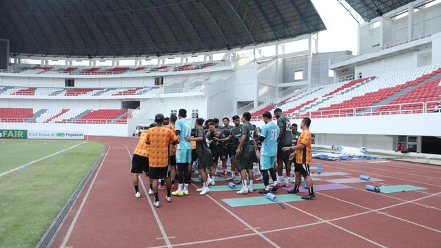 Pegadaian Championship - PSS Sleman usai menjalani sesi latihan. (Dok PSS Sleman)