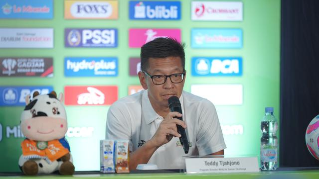 Program Director MilkLife Soccer Challenge, Teddy Tjahjono mengatakan, format MilkLife Soccer Challenge All-Stars mengacu pada pembentukan timnas yang memanggil para pesepakbola terbaik dari berbagai penjuru Indonesia. (Dok. Bakti Olahraga Djarum Foundation/Milklife)