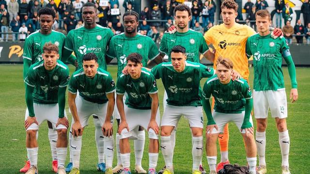 Joey Pelupessy menjadi starter saat Lommel SK menjalani laga lanjutan Challenger Pro League 2024/2025, Minggu (30/3/2025). (Dok. Lommel SK)